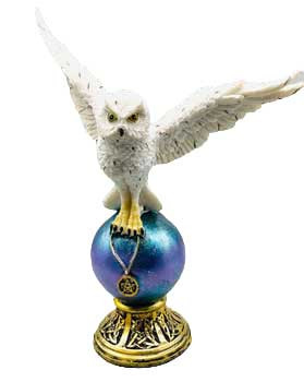 8 1/2" Flying Owl On Ball
