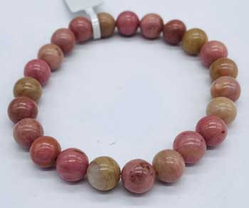 8mm Rhodonite Bracelet 8mm Rhodonite Bracelet