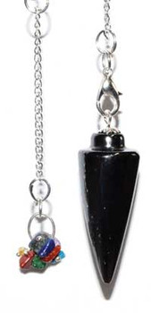 Hematite 7 Chakra Pendulum Hematite 7 Chakra Pendulum
