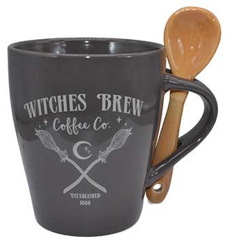 4" Witches Brew Mug & Spoon Set 4" Witches Brew Mug & Spoon Set