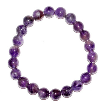 8mm Amethyst Bracelet 8mm Amethyst Bracelet