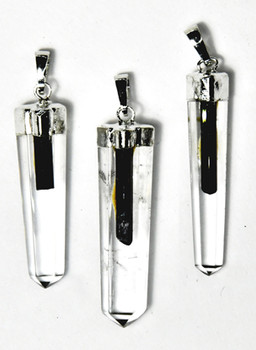 Quartz W Tourmaline Pendant Quartz W Tourmaline Pendant