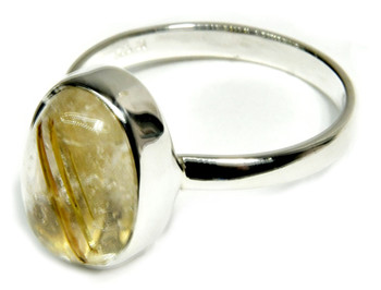 Size 6 Rutilated Quartz Ring Size 6 Rutilated Quartz Ring