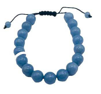 10mm Angelite Bracelet 10mm Angelite Bracelet