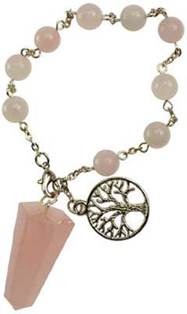 Rose Quartz Pendulum Bracelet Rose Quartz Pendulum Bracelet