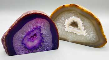 1-1.5# Died Agate Geode Druse 1-1.5# Died Agate Geode Druse
