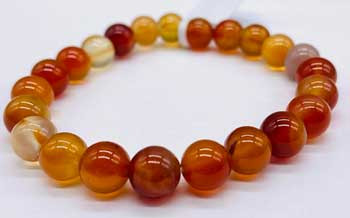 8mm Agate, Red Bracelet 8mm Agate, Red Bracelet
