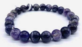 8mm Amethyst, Chevron Bracelet 8mm Amethyst, Chevron Bracelet