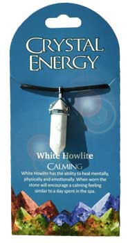 Calming (white Howlite) Double Terminated Calming (white Howlite) Double Terminated