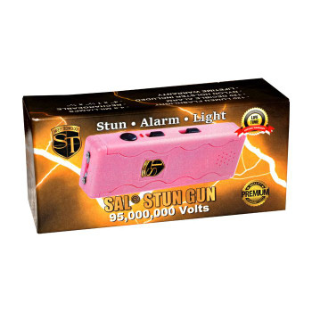 SAL Stun Gun with Alarm and Flashlight Pink
