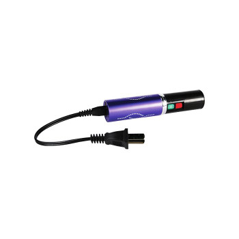 25,000,000 Volt Rechargeable Lipstick Stun Gun with Flashlight, purple