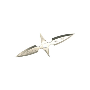 4" Stainless Steel Single Piece Throwing Star