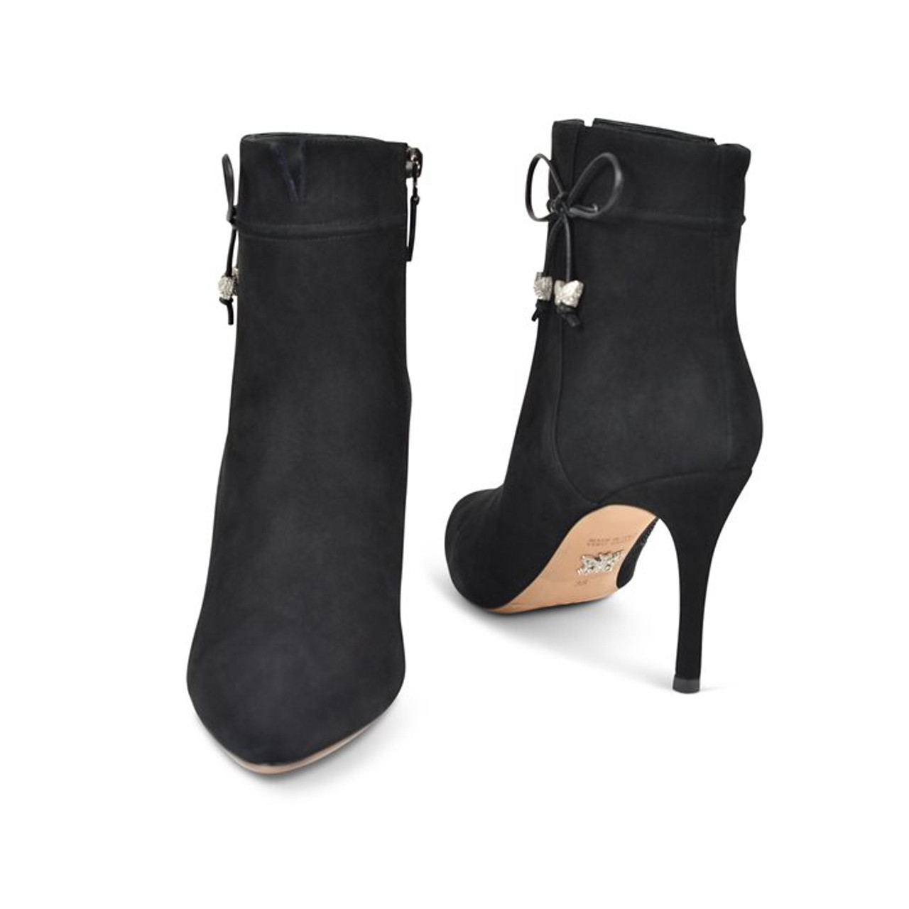 Grosvenor Ankle Boot Black Suede