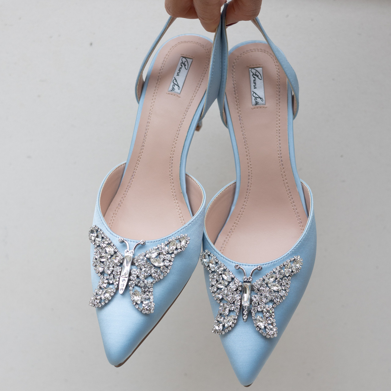 Powder blue hot sale shoes heels