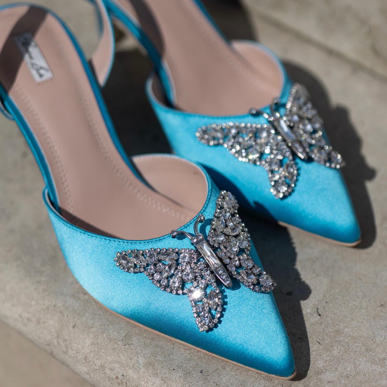 Love Farfalla Stiletto Azura Satin 