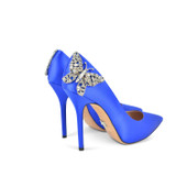 Ally Farfalla Stiletto Royal Blue Satin