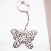 Hope Farfalla Crystal Keyring