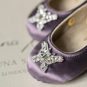 Odette Baby Lilac Satin Shoes 