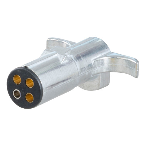 CURT 4-Way Round Plug, Trailer End #58061 Image 1