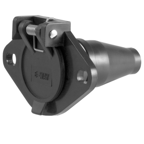 CURT 6-Way Round Connector #58130 Image 1