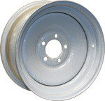 8" Wheel- 4 Lug- White