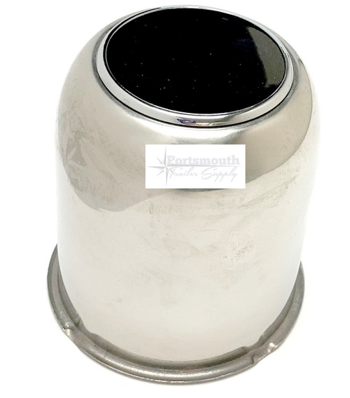 3.18" Dust Cap- Silver Button