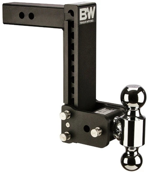 Tow and Stow Adjustable Ball Mount- 2 5/16" x 2" Balls, 2.5"Shank, 8.5"Drop, 9"Rise