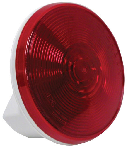 TAIL LIGHT- RED 4" ROUND