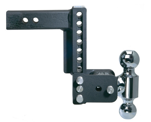 Adjustable Ball Mount - 7" Drop & 7-1/2" Rise with 2" & 2-5/16" Trailer Balls 