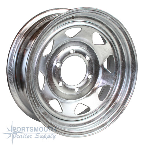 16" Wheel - 6 Lug - Galvanized 