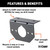 Curt Trailer- Wire Connector Bracket  