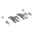 CURT Weight Distribution Replacement Round Bar Retainer Package #17109 Image 1