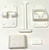 T LATCH DOOR HOLDER 4" WHITE