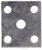 Tie Plate - 5 Hole  Square 