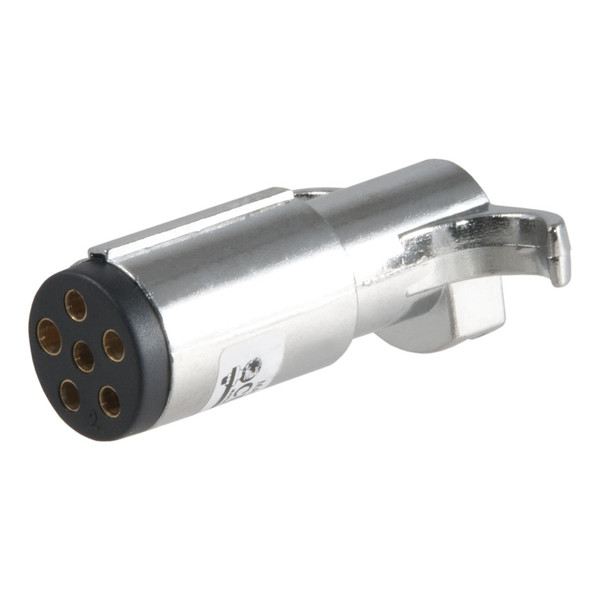 CURT 6-Way Round Connector #58120 Image 1