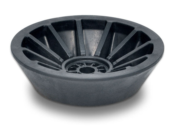 4" Black TPO Roller End Bell 