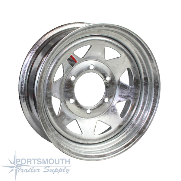 15" Wheel - 6 Lug - Galvanized 