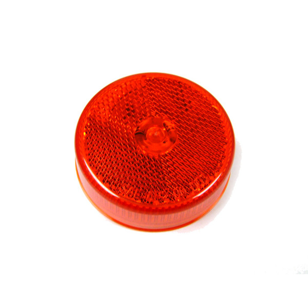 LIGHT LED 2.5" RED W/REFLEX 8 LED'S 