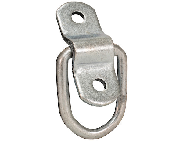 1/4" Rope Ring With 2-Hole Mounting Bracket Zinc Plated
