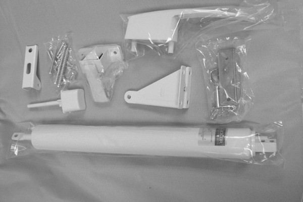 Storm Door Hardware - White - B212038