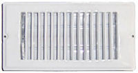 Floor Register 4 x 10 White - B421303