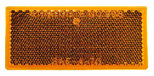 LIGHT REFLECTOR, AMBER 