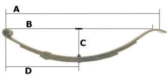 Dexter 30.00" Spring - 6 Leaf 
