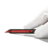 Precision Cutting: Our 9mm snap-off knife features an extra-high-quality stainless steel sliding track that allows the blade to glide in and out effortlessly. Say goodbye to jagged edges and uneven cuts.