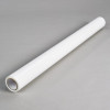 A roll of Contra Vision Campaign Clear 70/30 Window Perf film in its original roll form. The roll is tightly wound, showing the clear perforated vinyl ready for printing. The part-perforated paper/plastic liner is visible, indicating the film’s readiness for use with various printing technologies including UV-cure, solvent, eco-solvent, and latex inkjet printing, as well as screen printing.