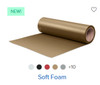 Soft Foam offers all the benefits of our traditional HTV, but adds a unique, raised look and feel to any item it’s applied to—like graphic tees and hoodies. Its soft, velvet-like texture and dimensional effect is perfect for creating premium designs for everyday fashion, spirit wear, athletics, and more.