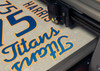 Create custom appliqué designs with Stahls' 100% polyester twill material. It features a heat-activated adhesive to hold your design in place during sewing.