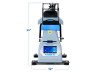 Hotronix 360 IQ® Hat Heat Press by Stahls' on a workbench – showing its curved dual-heated platens, touchscreen IQ® control panel, and premium steel construction, ideal for professional hat and cap decoration.