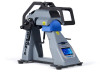 Hotronix 360 IQ® Hat Heat Press by Stahls' on a workbench – showing its curved dual-heated platens, touchscreen IQ® control panel, and premium steel construction, ideal for professional hat and cap decoration.