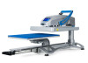 Hotronix Fusion IQ® Heat Press 16x20 by Stahls' on display with the swing-arm open, showing the large platen, smart touchscreen controls, and rugged construction.